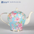 15pcs Blue Flower Painting Classic Coffee And Tea Set, Fine Ceramic Coffee Sets Made In China